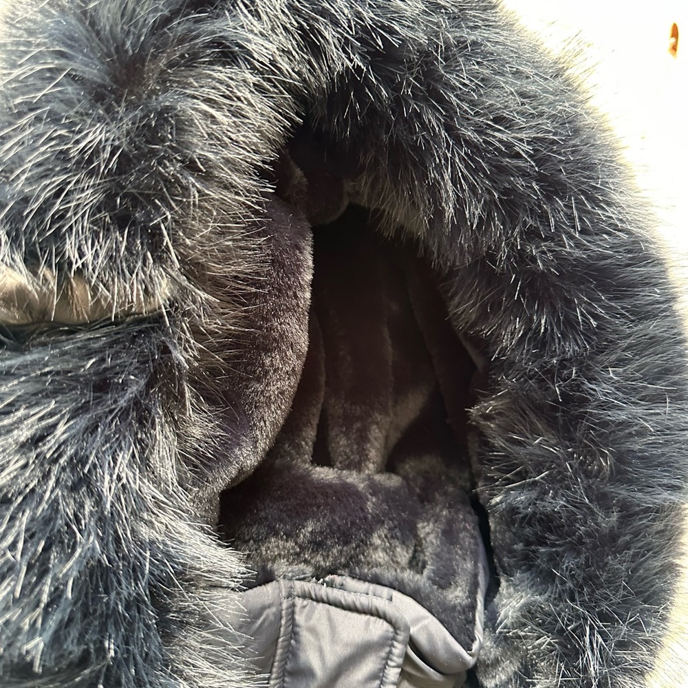 Ralph Lauren Navy Puffer Coat - Picture 4 of 14